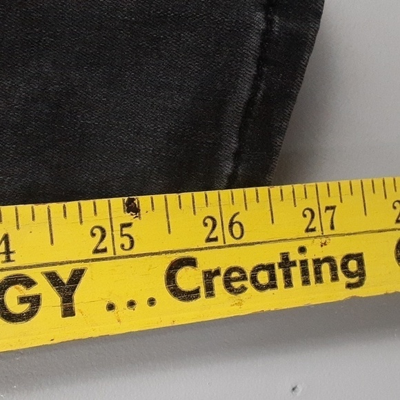 Free People We The Free Button Fly Black Distressed Skinny Slim Fit Jeans - Picture 7 of 11